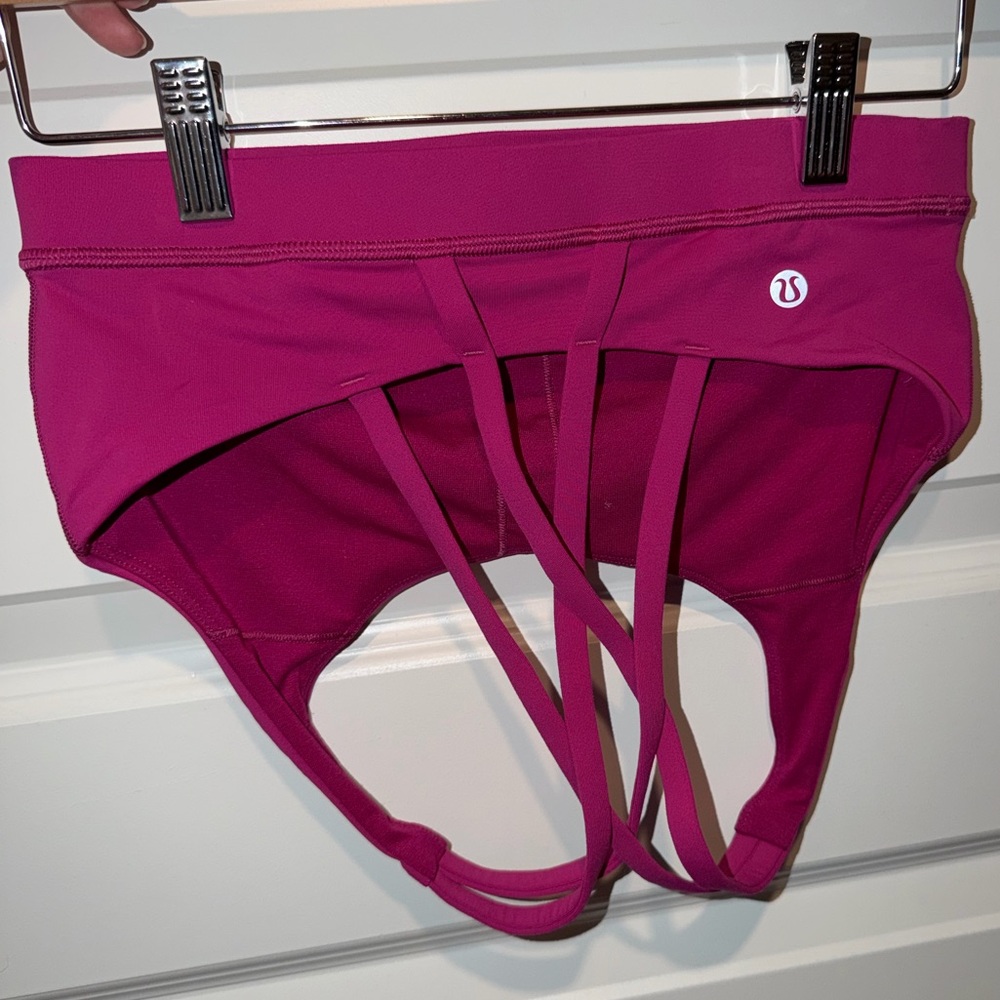 Lululemon Raspberry Energy Sports Bra - Picture 3 of 4